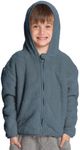 Mad Dog Boys Fleece Sherpa Jacket, Cozy Soft Zip Winter Hoodie Sweatshirt for Kids & Toddlers Age 2-11 Y, 4-5 Y, Jeans