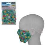 Puckator Reusable Face Covering-Non Medical Large Adult Size (Tropical) Mask, Multi Colour, 1 Count (Pack of 1)