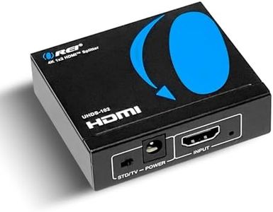 OREI UltraHD 4K @ 60 Hz 1 X 2 HDMI Splitter 1 in 2 Out 2 Port 2: 8-Bit - HDMI 2.0, HDCP 2.0, 18 Gbps, EDID, Duplicate / Mirror 4K Screens - UHDS-102