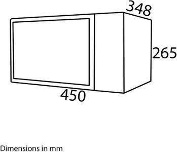 SIA 20L Freestanding Microwave – White, 700W, Analogue Dials