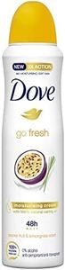 Dove Go Fresh Deodorant Spray Passion Fruit Antiperspirant 48 Hours of Protection 150ml