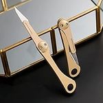 SZHOWORLD Brass Mini Folding knife 