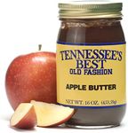 Tennessee's Best Apple Butter | Handcrafted with Fresh Apples and Made In Small Batches| Simple Ingredients | Resealable Glass Jar