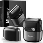 Mbzoey Electric Foil Shavers for Men: Mini Electric Razor for Face - IPX7 Waterproof Cordless Razor with LED Display & Fast Charge - Micro-Comb Technology & Precision Blades
