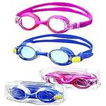 Juatellay Kids Swim Goggles with Ca