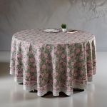 CPC Round Tablecloth- Cotton Indian