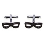 MRCUFF Eye Glasses Sunglasses Eyeglasses Pair Cufflinks in a Presentation Gift Box & Polishing Cloth