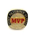 Discount Sports Rings MVP RING BASEBALL/SOFTBALL— GOLD BODY 7-6, Alloy,Wooden,Zinc,Gold, Quartzite