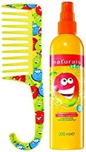 Natural Kids Hair Care Sets - Shampoo - Conditioner - Detangler Spray (Detangler Spray & Comb)