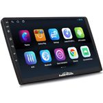 Audio Wheels MediaTek Android Car Stereo HD IPS 10" Display with 2GB/32GB RAM & ROM Touch Screen Radio/BT/GPS Navigation Support WiFi Connection Car Multimedia Audio and Video Player