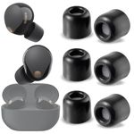 sciuU Noise-isolating Ear Bud Tips [3 Pairs] compatible with Sony WF-1000XM5 Earbuds, Built-in Dust Filter Memory Foam Eartips, Noise Reduction & Sound Enhancement– L