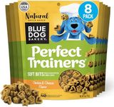 Blue Dog Bakery Natural Dog Treats, Perfect Trainers, Low Calorie Dog Training Treats, Chicken & Cheese Flavor, 6oz, 8 Count