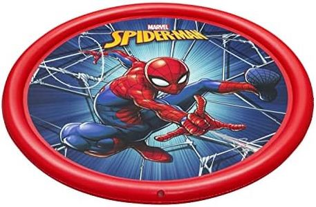 Bestway Spider-Man Kids Red Plastic Water Play Sprinkler Splash Pad