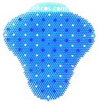 Diversey EKS-8BM-12 ekcoscreen 60 Day Premium Anti-Splash Urinal Screen, 7" x 7" Blue/Mango (12 Pack)