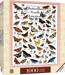 MasterPieces Poster Art - Butterflies of North America 1000 Piece Jigsaw Puzzle