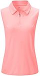 YSENTO Ladies Golf Shirts Sleeveles