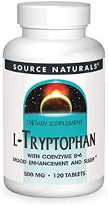 Source Naturals L-Tryptophan with Coenzyme B-6 500mg - 120 Tablets