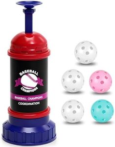 Tulywood Baseball Training Tee Popper,Pop Up Baseball Trainer,Hitting Tee for Perfect Swings,Batting Machine for Practicing Hitting Without a Pitcher
