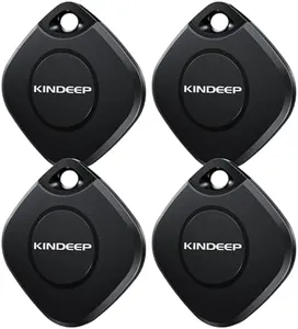 Air Tag-4 Pack: Smart Bluetooth Tracker Item Finder Work with Apple Find My (iOS only), Luggage Tracker for Kids Keys Wallet Bags Pets, Locator Tracking Device for Home Outdoor Travel Hiking