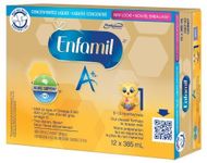 Enfamil A+ Infant Formula, Concentrated Liquid Cans, 385mL, 12 pack