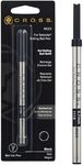 Cross Original Rollerball Pen Black Gel Ink 8523 Rolling Ball Refill Medium 0.7mm Selectip Fit Cross Coventry ATX Bailey Calais Edge Townsend Century