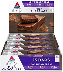 Atkins Endulge Milk Chocolate Bars | Keto Friendly Bars | 15 x 30g Low Carb Milk Chocolate Bars | Low Carb, Low Sugar, High Fibre | 15 Bar Pack