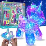 Prismic Make Your Own 3D Unicorn Light - Cool Unicorn Gifts for Girls Age 12 +, Valentines Gifts for Teenage Girls 13-15, Easter Gifts for Teenage Girls, and Tween Girls Gifts - Fun Teen Craft Kits