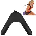 Workouty V-shape Crunch Belt Ab Exercise Harness Padded Shoulder Strap Home Gym Equipment