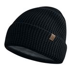 Golden Kocoon® - E M F Organic Cotton Beanie with a Bamboo Faraday Fabric Liner - Adult Size in Black - Shield 5 g, Cell Towers, Bluetooth, Smart Meters & WiFi- Golden Cocoon Hat