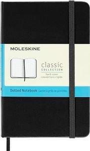 Moleskine Classic Notebook, Hard Cover, Pocket (3.5" x 5.5") Dotted, Black, 192 Pages