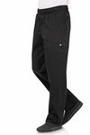 Chef Works mens Cargo chefs pants, Black, Medium US