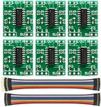 WWZMDiB 6Pcs PAM8403 Mini Digital Power Amplifier Board Class D 2x3W 2.5-5V Input