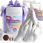 Chuckle - Large 3D Hand Casting Kit - 8.5L Clay Moulding Gift Set for Family, Parents, Couples for Engagement and Wedding Memory Keepsake - Unique Plaster Cast Sculpture Present for Him and Her