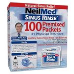 NeilMed Sinus Rinse Refill Packets, 100 Count (Packaging May Vary)