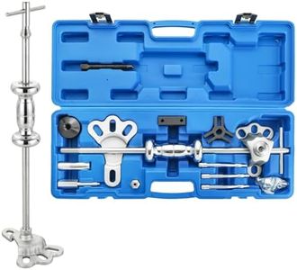 NYXOVA 19PCS Slide Hammer Puller Set, 9-Way Axle Bearing Puller Remover Kit, Rear Wheel Axle Bearing Remover & Dent Hub Gear Puller Tool