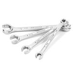 Powerbuilt 640185 SAE Flare Nut Wrench Set, 4-Piece