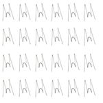 Batino 24pcs Panel Wall Wire Hooks Cubicle Fabric Panel Wall Picture Hangers Hooks