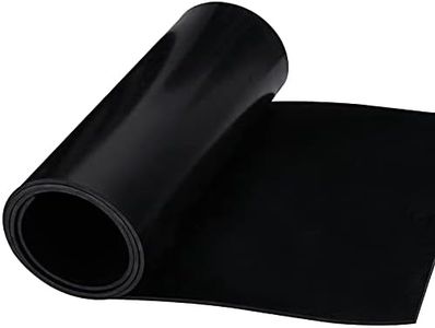 Neoprene Rubber Strips Solid Rubber Rolls Use for Gaskets DIY Material, Supports, Leveling, Sealing, Bumpers, Protection, Flooring (12in x 1/16in x 10ft)