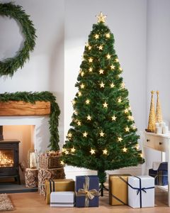 WeRChristmas 6ft Pre-Lit Fibre Optic Christmas Tree