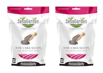 Seba Garden Premium Nutrient-Dense - chia seeds for weight loss Raw Black Chia Seeds 2kg (4.4lb) with 5g Protein & 10g Fiber for Salads, Yogurt & Smoothies, Non-GMO, Vegan, Gluten-Free, Keto & Paleo