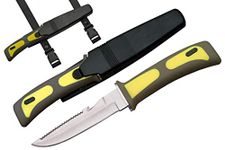 Szco Supplies Diver's Knife, Yellow