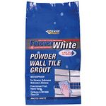 Everbuild Forever White Powder Wall Tile Grout – Water Resistant – Contains Mould Shield – Suitable For Interior Use Only – Arctic White – 1.2kg box