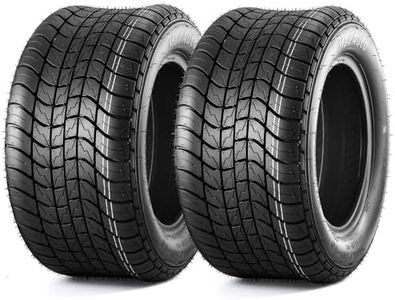MaxAuto 205/50-10 Golf Cart Tires 205/50/10 205-50-10 205 50-10 Tire 4PR Tubeless, Set of 2