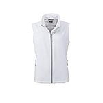 James & Nicholson - Ladie's Softshell Vest and Leisure (XL, White/White)