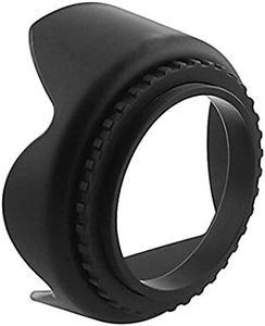 Xit XT58HLH 58mm Hard Tulip Shaped Lens Hood (Black)