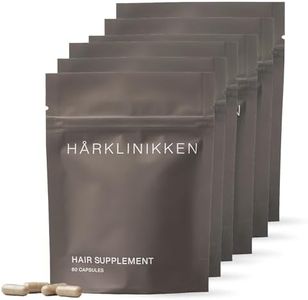 Harklinikken Hair Supplement - 60 Capsules, Pack of 6 - Visibly Thicker, Denser Hair in 3+ Months - Suitable for Men & Women
