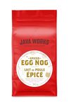 Java Works Coffee - Spiced Egg Nog Flavoured Coffee, 340 Grams