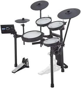 Roland V Quiet 5-Piece Electronic Crash, Ride & Hi-Hat with Controller Pedal TD-17KV2 Generation 2 V-Drums Kit