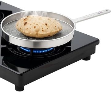 Signamio Gas Griller for Home - Phulka Grill for Gas Stove, Roti Jali, Papad Jali, Pulka Grill, Gas Roaster - Ideal Kitchen Tool for Perfect Phulka Roti and Crispy Papad - 36x20 cm