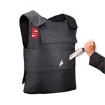 Shindn Stab Proof Vest Body Armor Anti Knife Stab Front and Back Armor Proof Vest Concealed police Vest (Stab Vest)